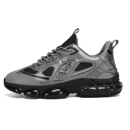 MAEDEF Men's Thick Sole Running Shoes Classic Lightweight Breathable Training Sneakers Comfortable Fashion Walking Shoes for Men