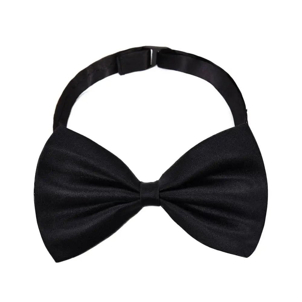 Gravatas borboleta para homens, festa de casamento, gravata borboleta preta, gravata clássica ajustável, gravata borboleta de casamento, 1-3 peças