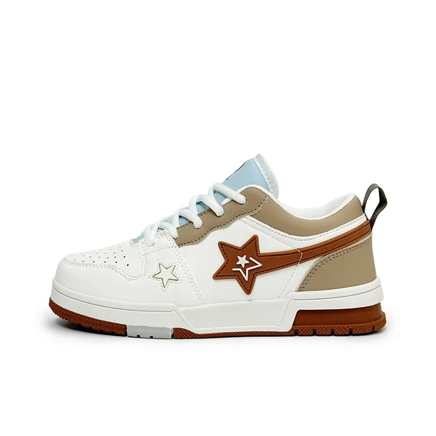 Women Sneakers Man Retro Y2K Star Punk Streetwear Shoes Fashion Skateboard Shoes Couples Soprt Casual Shoes Unisex Tennis