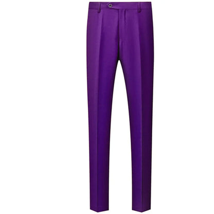 Casual negócios masculino elástico fino ajuste jovem estilo britânico calças compridas para homens moda versão coreana calças compridas