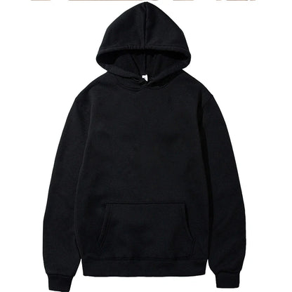 Moletom casual masculino, moletom feminino de lã quente, blusa de moletom da moda para primavera e outono, preto, várias cores, tamanho grande.