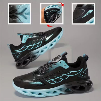 Spring and Summer Women's Shoes Knitted Mesh Breathable Sports Running Shoes Fashion Unisex Lightweight Walking Vulcanized Shoes