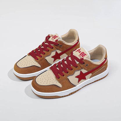 Women Shoes for Men Tennis Retro Star Y2K Punk Skateboard Shoes Fashion Male Sneakers Couple Outdoor Gym Casual Sports Shoes