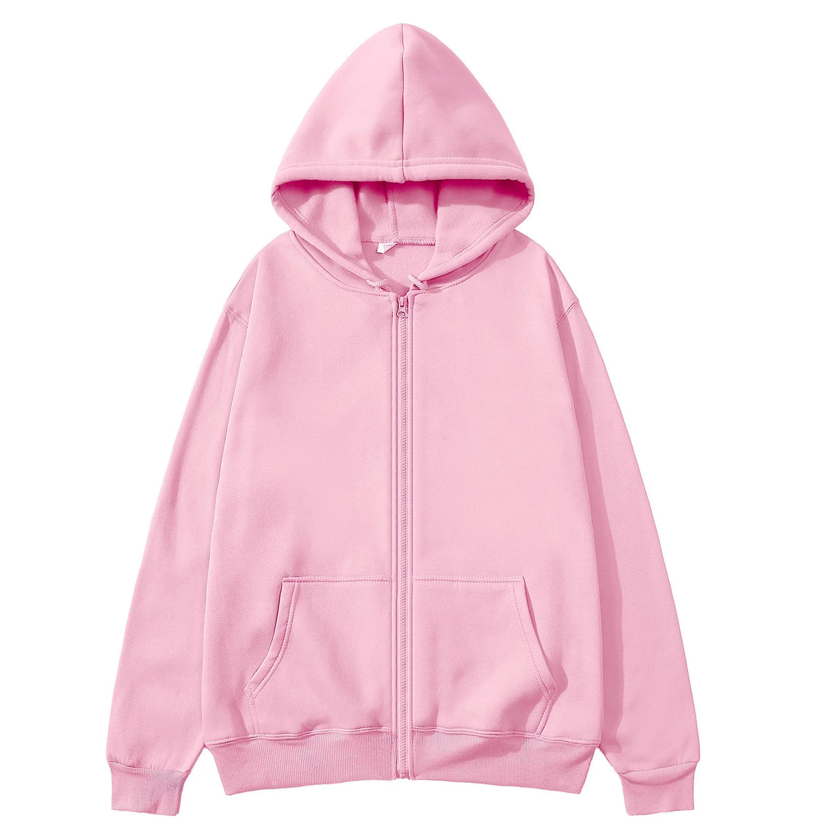 cardigan moletom com capuz cor sólida roupas esportivas top outono e inverno mesma camisa com zíper