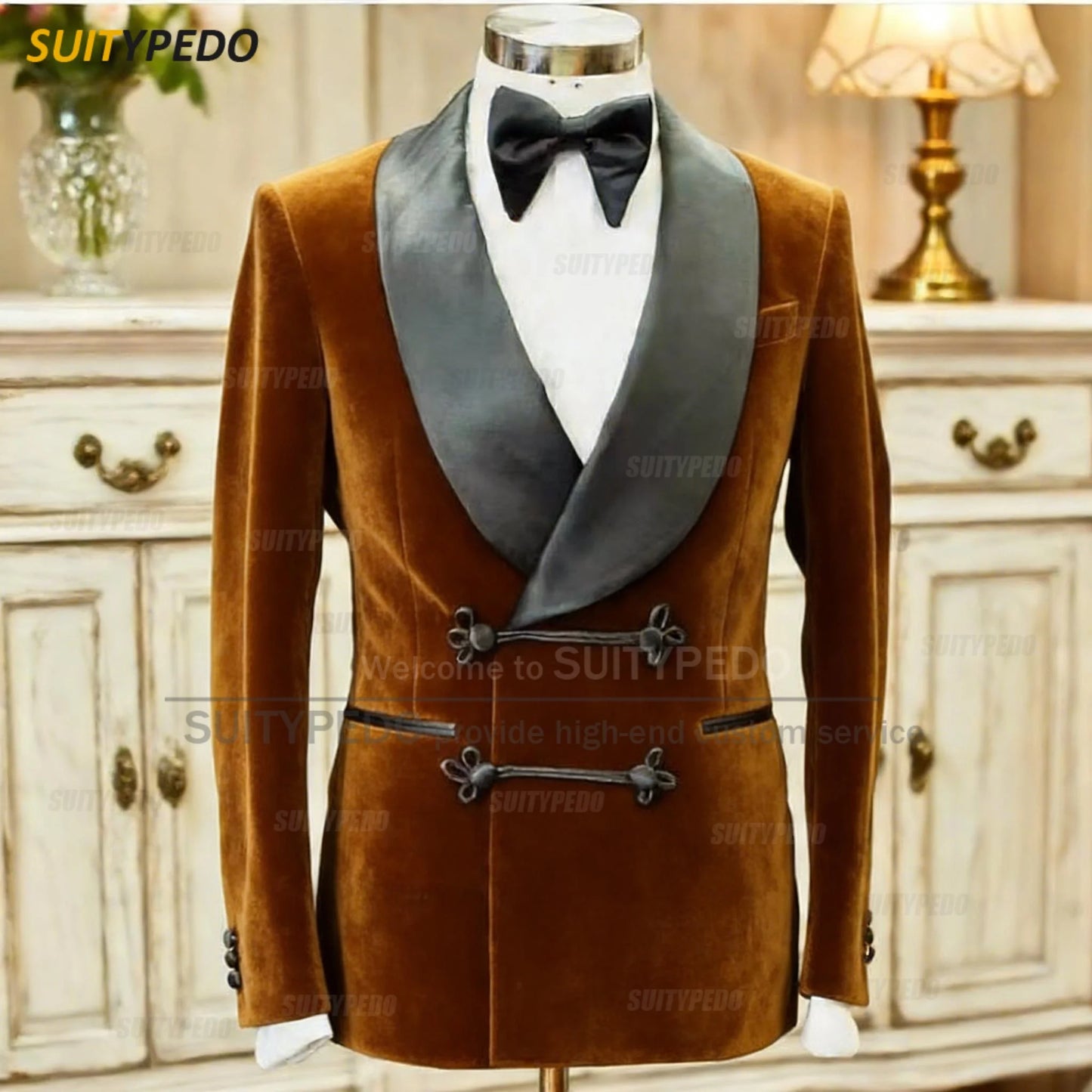 Elegante xale lapela blazers para homens moda outono inverno terno jaqueta breve trabalho de escritório smoking casaco 1 peça formal vestido de noite