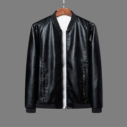 Jaqueta masculina de couro pu plus size, casaco casual para motocicleta 5xl 6xl 7xl 8xl plus