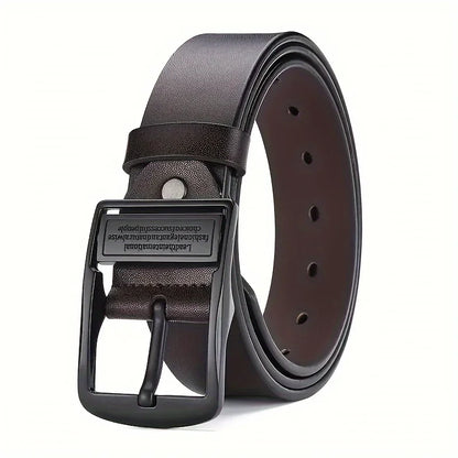 Cinto masculino de negócios da moda, cinto de marca de luxo genuíno, fivela de metal, couro pu de alta qualidade, cinto macio com calças cargo, jeans