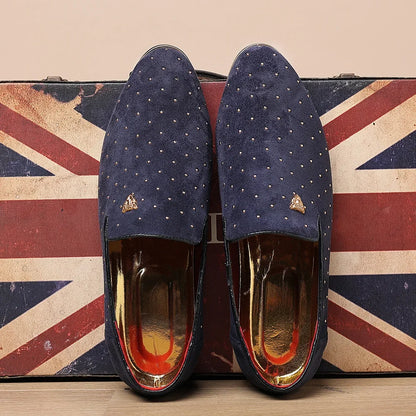 Homens mocassins sapatos de couro para homem deslizamento em mocassins sapatos elegantes moda masculina apartamentos clube sapatos de festa masculino zapatos hombre