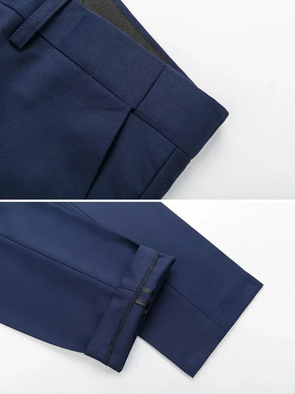 M-6XL 15 Cores (Jaqueta+Colete+Calças) Trajes Formais para Escritório Masculinos Vestido de Casamento para Noivos Vestido de Festa Terno de Cor Sólida
