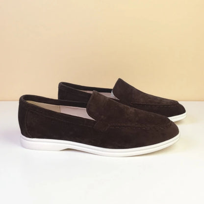 Primavera verão clássico marca camurça mocassins de couro dos homens sapatos casuais luxo respirável deslizamento em sapatos de condução mocassins