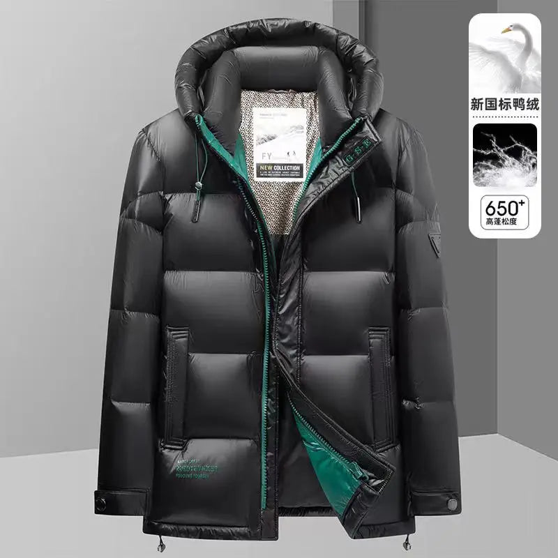 Jaqueta de inverno 2026, novidade, jaquetas de algodão tipo Sill para homens, parkas masculinas da moda, grossas e quentes, casaco impermeável masculino, tamanho M-4XL