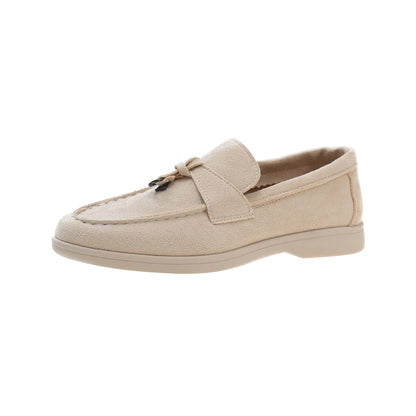 2025 primavera e outono novo tamanho grande sola macia sapatos femininos estilo britânico moda sapatos planos confortáveis sapatos casuais