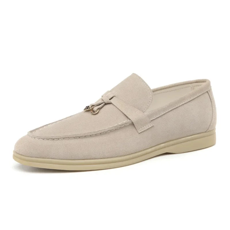 Promoção de Outono da Estação: Mocassins Masculinos de Estilo Britânico com Borlas, de Alta Qualidade, Slip-On, com Pelo Sintético, Confortáveis, com Sola de Borracha Aprimorada