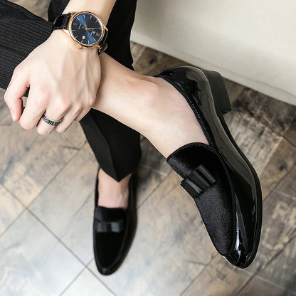 Novos sapatos de vestido de couro sombra moda luxo do noivo sapatos de casamento dos homens de luxo estilo italiano oxford sapatos tamanho grande 48