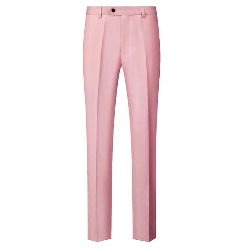 15 cores novo negócio casual terno calças dos homens sólido escritório formal calças dos homens estilo clássico terno calças compridas plus size