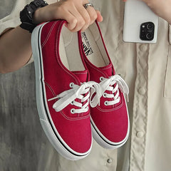 Primavera novos sapatos de lona clássicos masculinos respirável casual versátil estilo hong kong versão coreana pequenos sapatos de placa de público