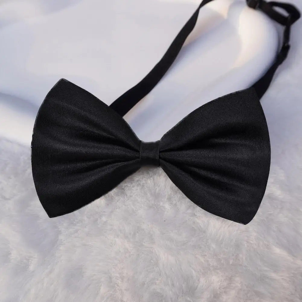 Gravatas borboleta para homens, festa de casamento, gravata borboleta preta, gravata clássica ajustável, gravata borboleta de casamento, 1-3 peças