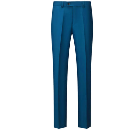 Casual negócios masculino elástico fino ajuste jovem estilo britânico calças compridas para homens moda versão coreana calças compridas