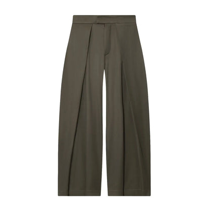 Mulheres meados de cintura calças conjunto de duas peças casual fluindo com cinto jaqueta frente plissado calças 2 peça conjunto feminino outfit