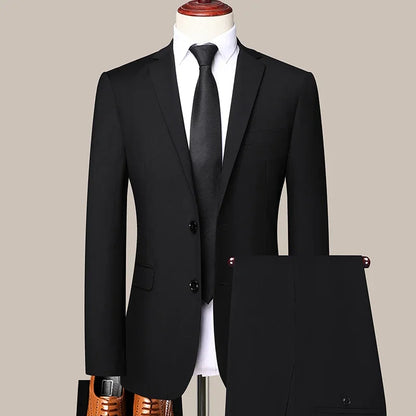 Terno ao ar livre (blazer + calças) moda masculina negócios cavalheiro terno de negócios fino decoração ao ar livre corpo casamento terno casual