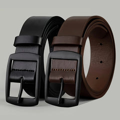Novo cinto de luxo masculino em couro PU com fivela de metal, de alta qualidade, de marca famosa e com design exclusivo. Ideal para usar com calças jeans e tamanhos grandes.