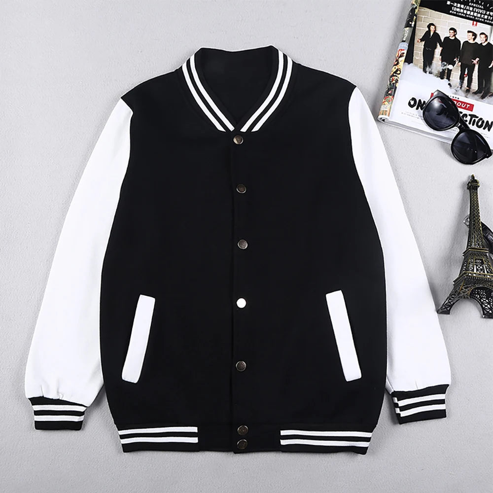 Los angeles, califórnia eua cidade retro carta roupas masculinas soltas moda uniforme de beisebol ao ar livre motociclista casaco de viagem jaqueta masculina