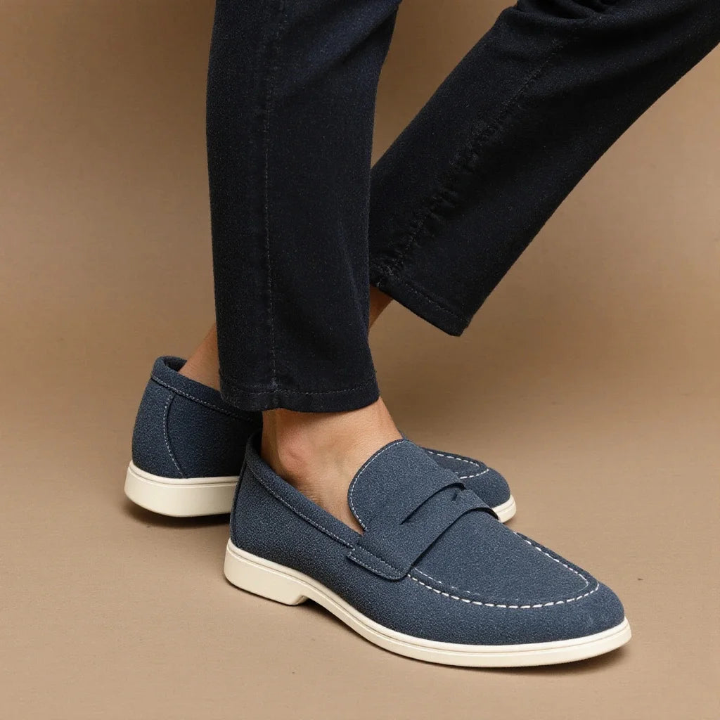 Mocassins Masculinos Respiráveis Moda de Verão Confortáveis