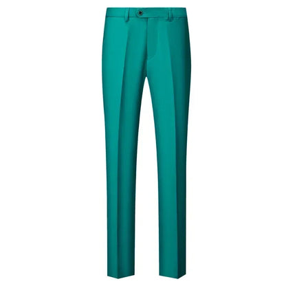 Calças de Terno Masculino M-6XL, Moda Boutique, Cor Sólida, Formal, para Negócios, Noivo, Casamento, Casual