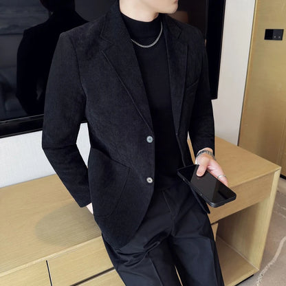 Trajes de Corduroy São Sofisticados, Elegantes, Modernos e Versáteis. São ideais para banquetes casuais, compras, viagens, outono.