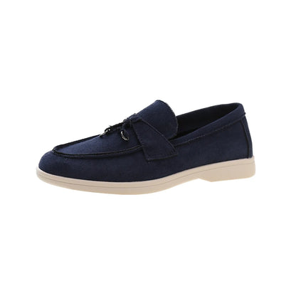 2025 primavera e outono novo tamanho grande sola macia sapatos femininos estilo britânico moda sapatos planos confortáveis sapatos casuais