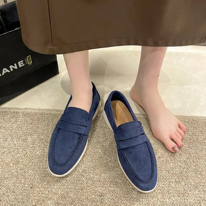 Novo outono e inverno tênis feminino moda confortável sapatos de cano baixo cor sólida alta qualidade simples sapatos femininos planos