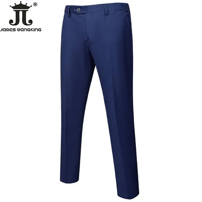 15 cores novo negócio casual terno calças dos homens sólido escritório formal calças dos homens estilo clássico terno calças compridas plus size