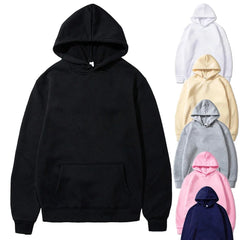 Moletom casual masculino, moletom feminino de lã quente, blusa de moletom da moda para primavera e outono, preto, várias cores, tamanho grande.