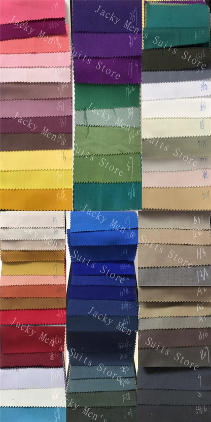 Conjunto de Terno Masculino de 2 Peças: Jaqueta Bege e Calça Marrom, Abotoamento Duplo, Lapela Pontiaguda, Formal e Casual de Negócios, para Noivos e Casamentos