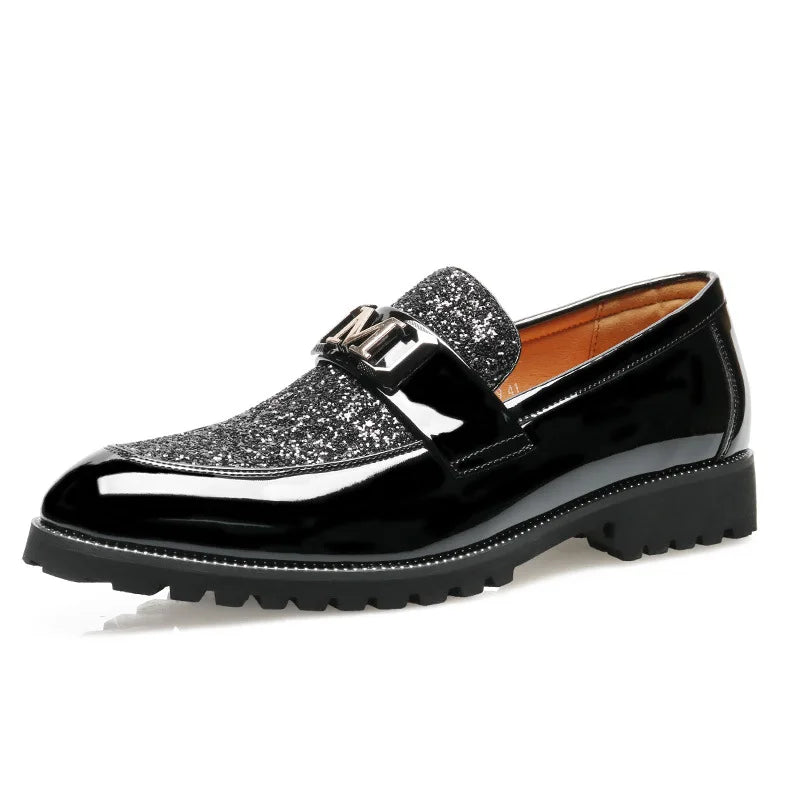 Coiffeur oxford sapatos masculinos vestido mocassins sapatos formais sapatos de casamento elegante luxo marca italiana chaussure homme ayakkabi