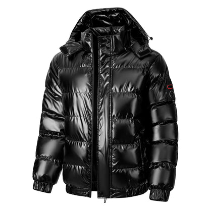 Jaqueta de Algodão Parker Quente e à Prova de Vento para o Inverno, Confortável, Fashion e Versátil, Jaqueta Almofadada de Alta Qualidade para Homens