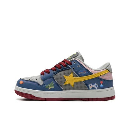 Women Sneakers Man Retro Y2K Star Punk Streetwear Shoes Fashion Skateboard Shoes Couples Soprt Casual Shoes Unisex Tennis
