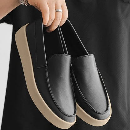 Sapatos de couro masculinos vestidos formais moda sapatos de caminhada de fundo plano leve e confortável sapatos oxford casuais tendência