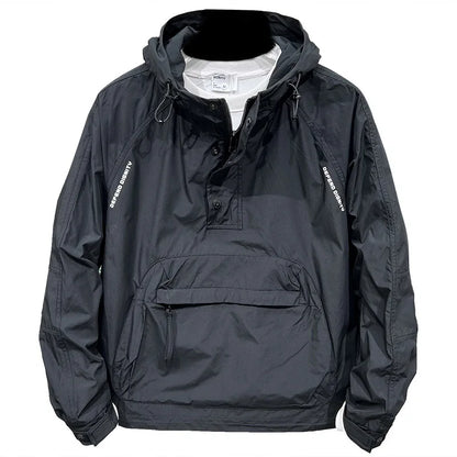 Men's Fashion Long Sleeve Hooded Jacket Casual Outerwear with Zipper Pockets Outdoor Work Jacket Bomber Baseball Jacket