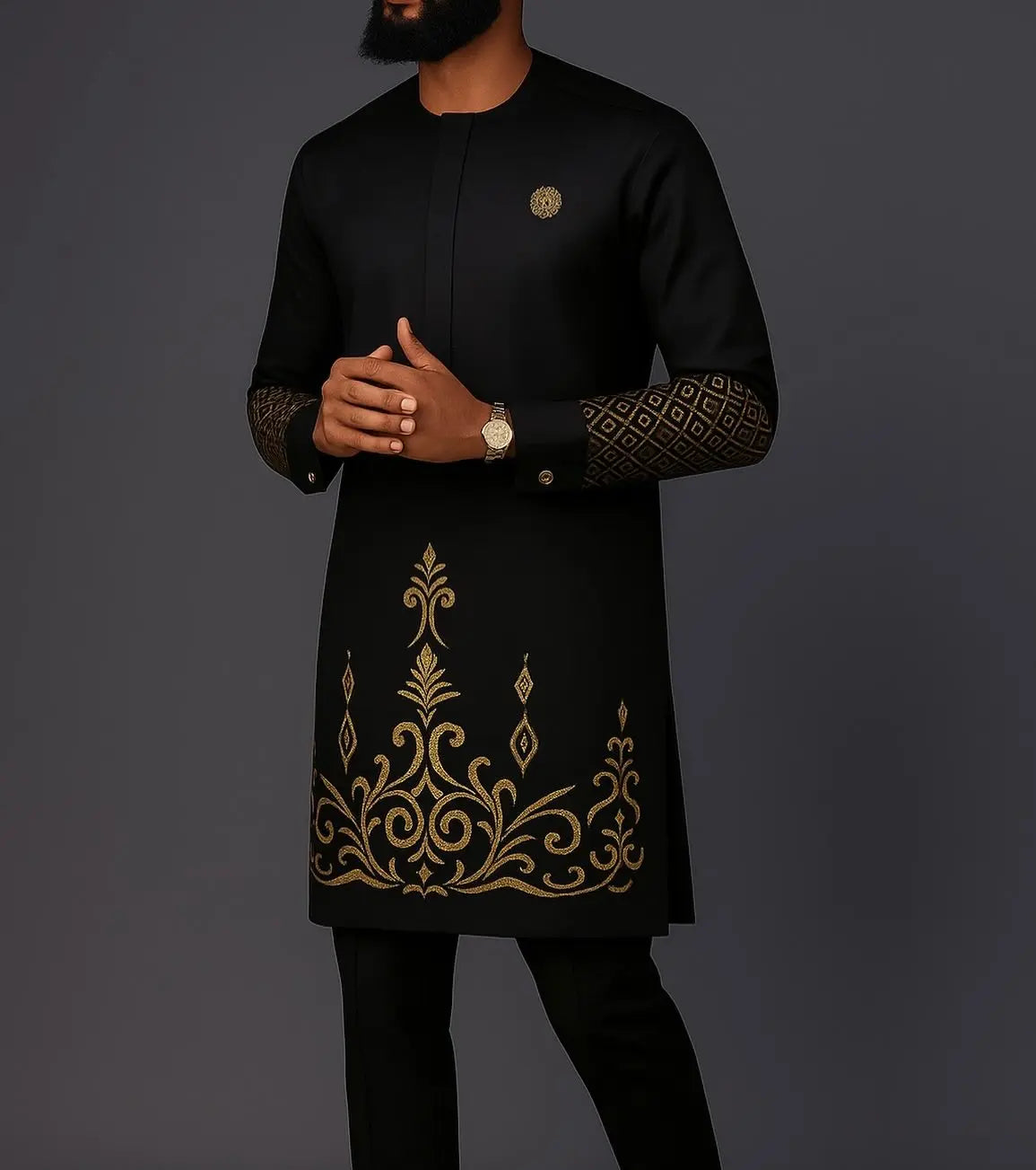 Novo Terno Masculino 2025, Bolso Branco, Conjunto de 2 Peças, Terno Casual de Luxo para Casamento, Estilo Tradicional Africano de Minorias Étnicas