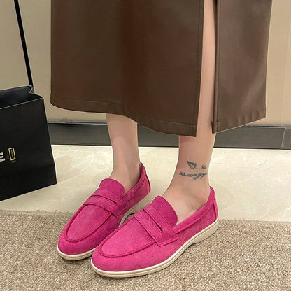 Novo outono e inverno tênis feminino moda confortável sapatos de cano baixo cor sólida alta qualidade simples sapatos femininos planos