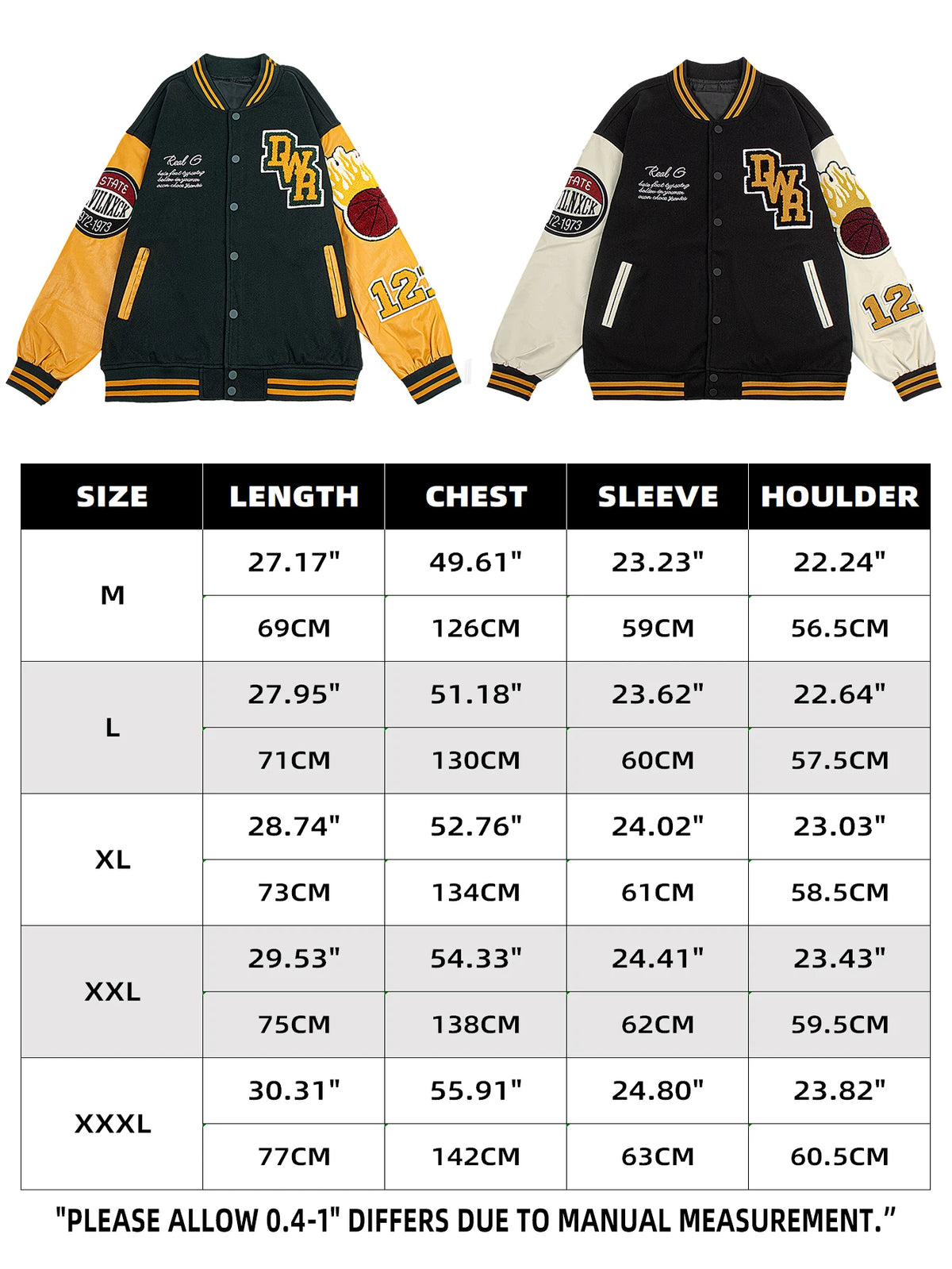 Jaqueta Vintage Masculina Estilo Varsity Racing Letterman Casaco de Beisebol Streetwear com Mangas de Couro Sintético