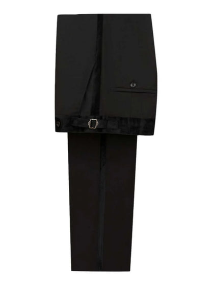 Ternos de Casamento Nobres: Conjunto de 2 Peças em Jacquard para Homens, com Lapela Xale e Abotoamento Duplo, Blazers de Noite para Noivos Personalizados