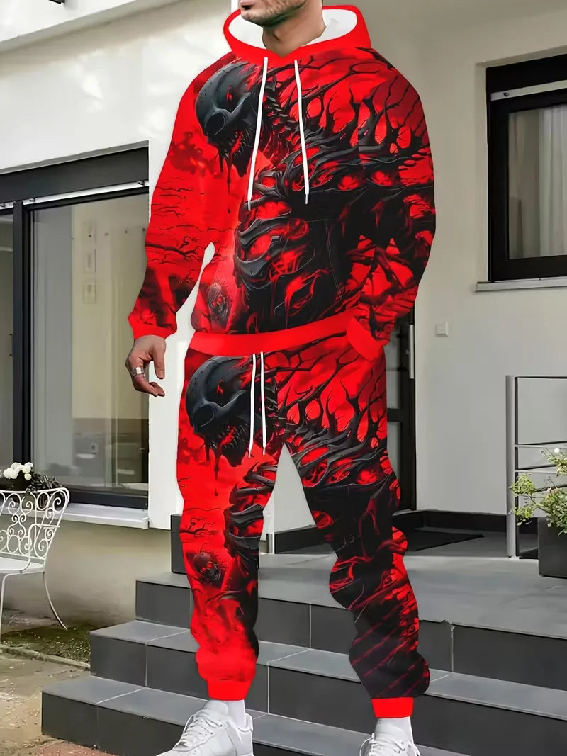 Camouflage Hunting Animal Hoodie Pants Suit 3D Print Men Women High Quality Jogging Tracksuit Outfits Men's Clothing 2Piece Sets