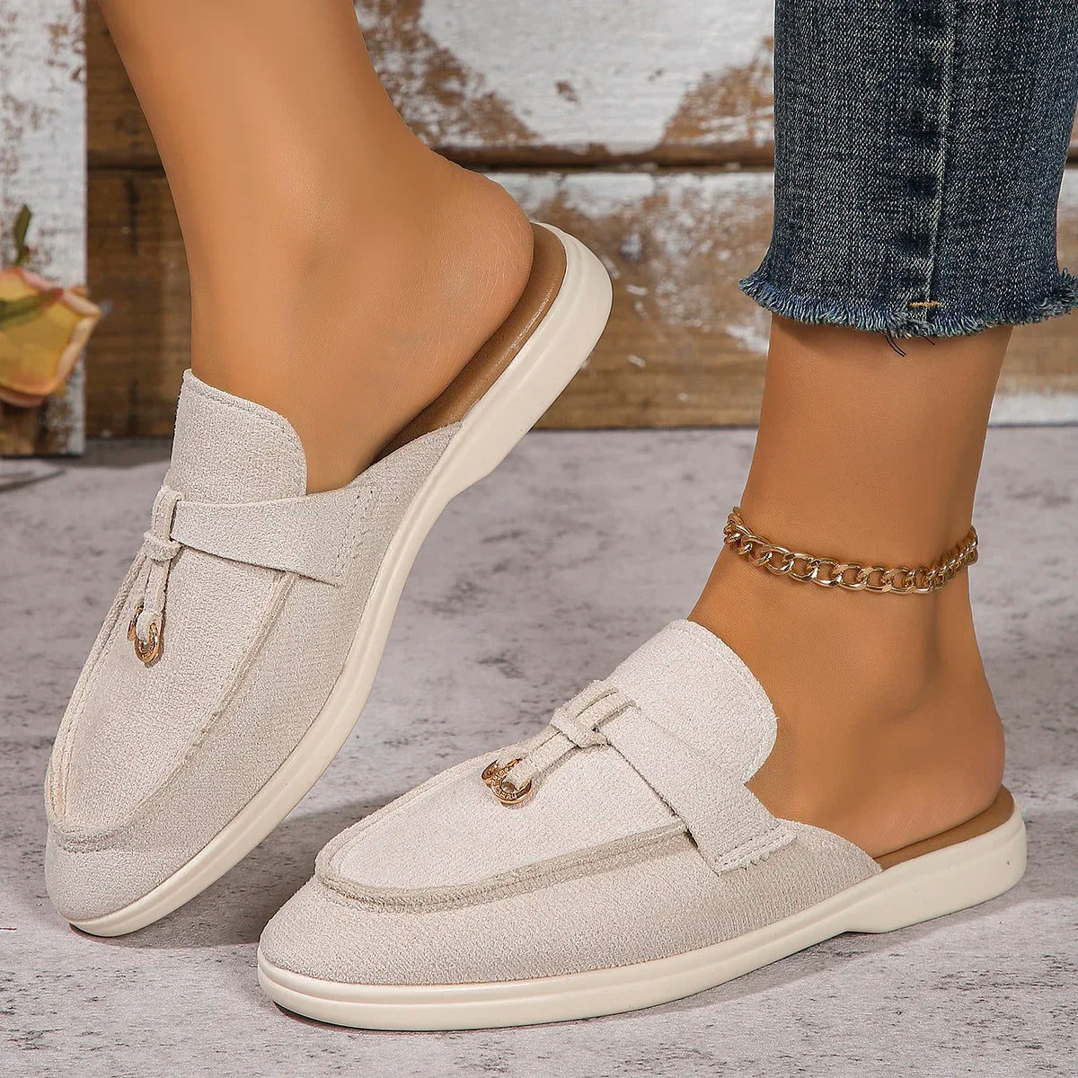 Sapatilhas femininas vulcanizadas, sapatos casuais planos, sapatos de enfiar, tênis de caminhada, chinelos femininos, plus size 42, novo, 2022