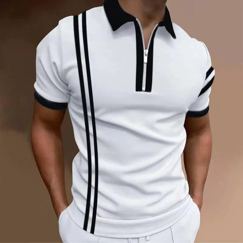 Wholesale Cotton 200 Grams Heavyweight Men's Polo T Shirt Uniform Printing Plain Blank Casual Polo Shirt Custom Logo Polo Shirt