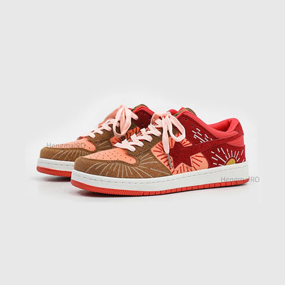 Women Shoes for Men Tennis Retro Star Y2K Punk Skateboard Shoes Fashion Male Sneakers Couple Outdoor Gym Casual Sports Shoes
