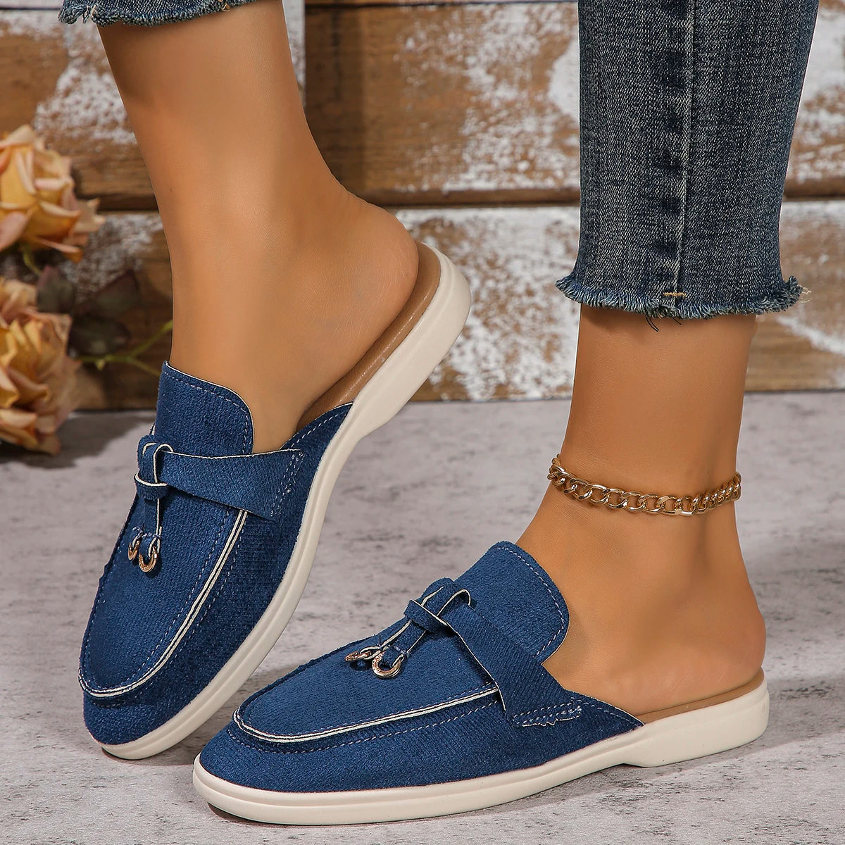 Sapatilhas femininas vulcanizadas, sapatos casuais planos, sapatos de enfiar, tênis de caminhada, chinelos femininos, plus size 42, novo, 2022