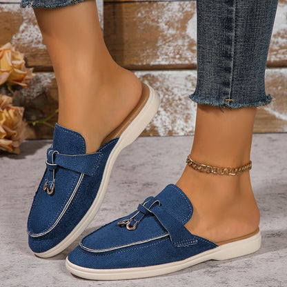 Sapatilhas femininas vulcanizadas, sapatos casuais planos, sapatos de enfiar, tênis de caminhada, chinelos femininos, plus size 42, novo, 2022