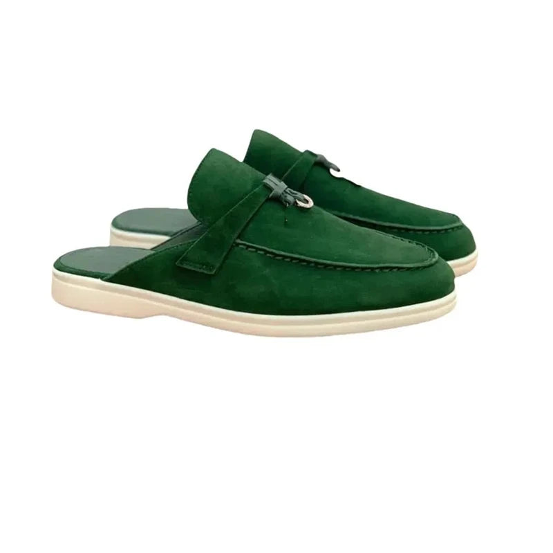 Mules Unissex de Dedo Fechado, Sapatos Casuais Leves e Confortáveis, Novidade, Tamanhos Grandes 40-43